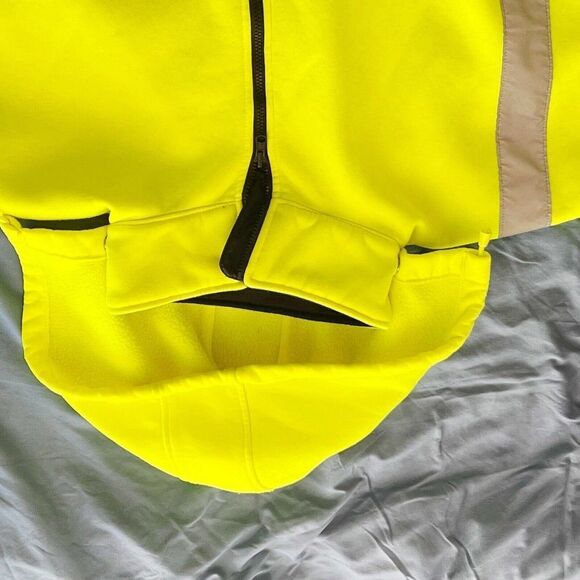 Visability Enhanced Apparel High Visability Jacket Removable Hood Big & Tall 6X - Picture 6 of 8